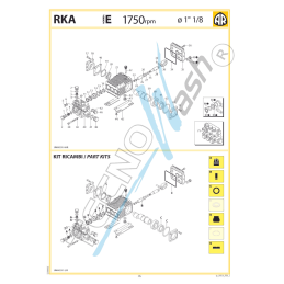 Bomba de Alta Presion RKA 4G30H E DX T.N/B.B, Flecha Hueca de Ø1 1/8"