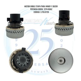 Motor Para Aspiradora windy y dozer 260/280 - 120vca 60hz